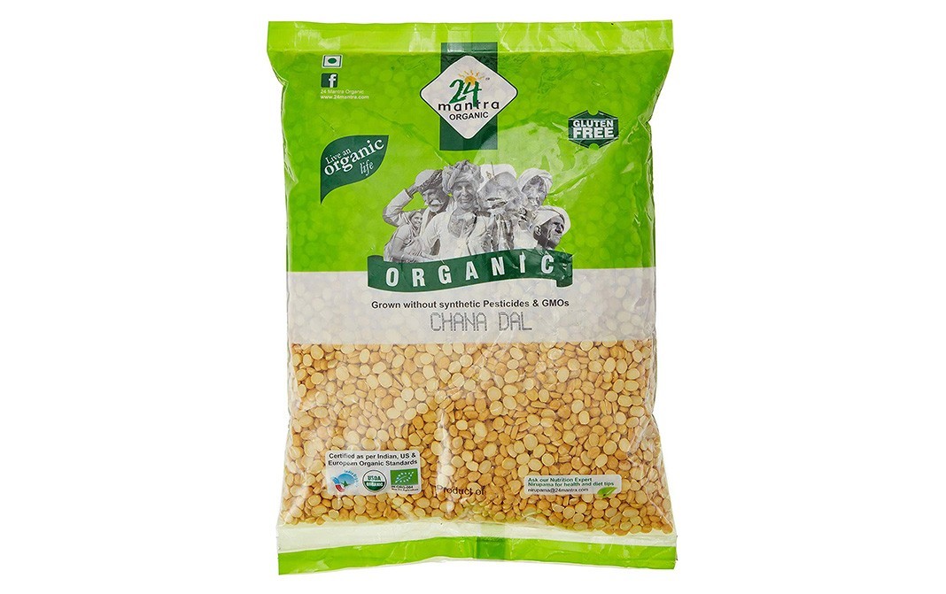 24 Mantra Organic Chana Dal    Pack  1 kilogram